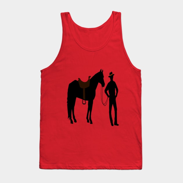 Horse Lover Cowboy Tank Top by CreativeDesignStore